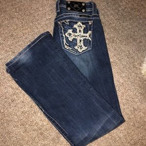 Miss Me, boot cut jeans